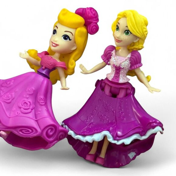 Disney Princess Hasbro Polly Pockets set of 11 dolls & their accessories. - Picture 6 of 8